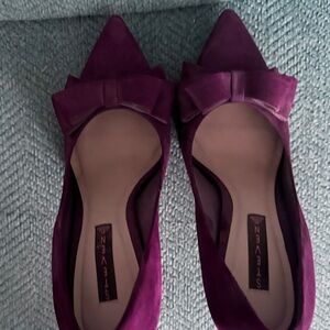 Steven Madden Women's Purple Suede Heels with Bow